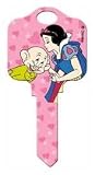 Dopey and Snow White Kwikset KW1 House Key Disney