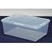 Kitchen & Housewares : Iris Plastic Storage Box - 5.4 Qt - Singe Box (Clear) (4.33"H x 8.07"W x 13.58"D - 5.4 Qt)