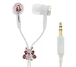 Ipopperz Buddyz Earbuds - Ladybug on White Cord