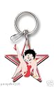Betty Boop Star Enamel Key Chain