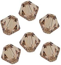 Swarovski Crystal Bicone 5301 4mm Lt. Colorado Topaz Beads (50)