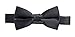 Sportoli® Men's Boys and Baby Adjustable Solid Color Satin Pre-tied Tux Bow Tie
