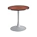 Safco Office Meeting Seminar Cha-Cha 30" Round, Trumpet Base Sitting Height Cherry Top, Silver Base
