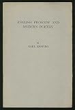 English Prosody and Modern Poetry