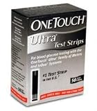 One Touch Ultra Diabetic Test Strips Box of 50
