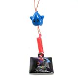 Super Mario Galaxy Mascot Strap & Screen Wiper - Blue Star Spinning Mario