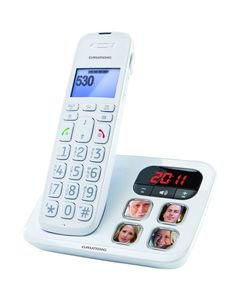 Grundig D530P DECT Schnurloses Gro&szlig;tastentelefon wei&szlig;