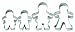 Wilton Gingerbread Family Cookie Cutter Set
