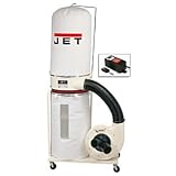 JET DC-1100, 1-1/2 HP 1,100 CFM Dust Collector w/ Remote and Bag Filter Kit 708636RBK