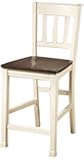 Ashley Furniture Signature Design Whitesburg Barstool, Two-Tone, Set of 2