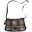 Women's Liz Claiborne Purse Handbag Plaid O Heritage Mosaic O w/ Key Chain