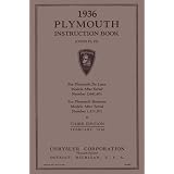 1936 PLYMOUTH Full Line Owners Manual User Guide by Plymouth