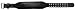 Harbinger Padded Leather Contoured Weightlifting Belt with Suede Lining and Steel Roller Buckle, 4-Inch