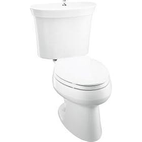 Toilet Two Piece Elongated by Kohler - K-3468 in Biscuit
