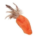 Kong Dr Noys Feather Top Carrot - Cats With An Attitude Catnip Toy