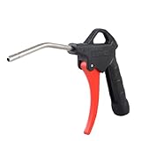 uxcell エアガン　送風銃　ブラック　レッド　グリップ　シルバートーン 曲げられたノズル　クリーニングツール