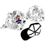 Nintendo: Baseball Cap Hat - Super Mario 3 Collage (White Fitted)