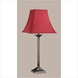 IMAGE OF Chatham Table Lamp with Charlotte Shade Shade Color: Red
