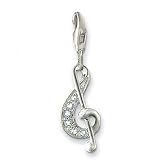 Genuine Sterling Silver 925 Stamped Diamante Music Note Charm suitable for your Sabo Bracelet - Buy Any 2 get 1 Free Offer on BeautiliciousShop charms