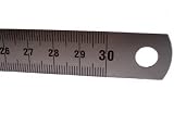 Details zu "Rostfreier Stahllineal biegsam mm/mm teilung / 18x0,5 v. links n. rechts-500mm" Details zu "Rostfreier Stahllineal biegsam mm/mm teilung / 18x0,5 v. links n. rechts-500mm"