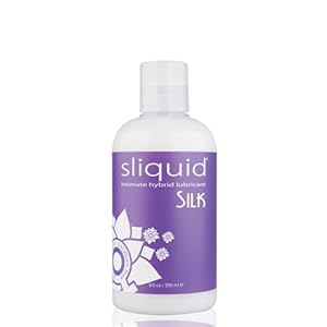 Water based with Silicone blend Intimate Hybrid Lubricant SILK 4.2oz by Sliquid Oragnics (Original packaging as shown in the picuture)