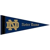 Notre Dame Fighting Irish Official Logo 4x10 Mini Pennant