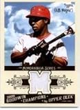 2009 Upper Deck Goodwin Champions Memorabilia #FI Chone Figgins - Los Angeles Angels (Piece of Authentic Jersey / Material) (Baseball Cards)