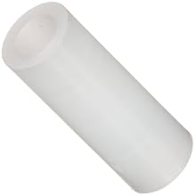 Round Spacer, Nylon, Inch, 1/2" Length, #4 Screw Size, Pack of 100