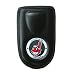 Kyocera Cyclops / Deco E1000 / Kyocera Wild Card / Lingo / M1000 / Mako S4000 Premium Quality Cell Phone Pouch Case - Includes TWO Bonus Charm Holders - Cleveland Indians - Oficially MLB Licensed