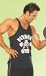 Pitbull Gym "Barbells" Stringer Tank Top