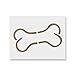 Dog Bone Stencil Template - Reusable Stencil with Multiple Sizes Available
