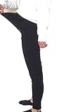 (ハピニコ)HAPINICO マタニティパンツ ストレッチパンツ デニム調スキニー お腹 ゆったり 長ズボン (XL, ブラック)