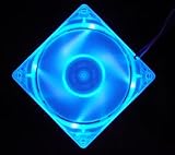 PCToys 80mm Blue UV fan (with 4 UV LED's)
