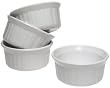 CorningWare French White 7-Ounce Ramekins, Set of 4