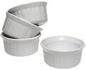 CorningWare French White 7-Ounce Ramekins, Set of 4