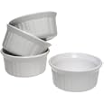 CorningWare French White 7-Ounce Ramekins, Set of 4
