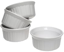 CorningWare French White 7-Ounce Ramekins, Set of 4