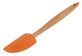 Mario Batali Small Silicone Spatula, Persimmon