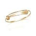 Ed Levin Expandable Tapered Gold Bracelet
