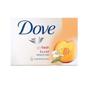 Dove Go Fresh Burst Beauty Bar with Nectarine and White Ginger Scent 14 4.25 Ounce Bars