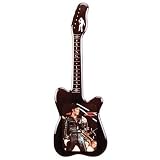 Guitar-Shaped Elvis Wall Clock - Style 33921