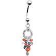 Handcrafted Native American Dreamcatcher Belly Ring MADE WITH SWAROVSKI ELEMENTS