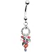 See larger Handcrafted Native American Dreamcatcher Belly Ring Made With Swarovski Elements