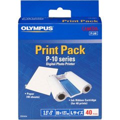 Olympus P-L40 3 1/2 x 5 Inch Print Pack for P-10\P-11 40 Sheets (200404-410)