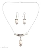 Pearl jewelry set, 'Mermaid Tears' 15.8 L