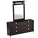 South Shore Spark 6-Drawer Double Chocolate, Triple Dresser