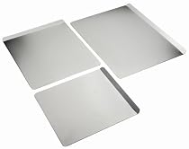 AirBake by WearEver Natural 3 piece baking sheet combo Medium, Large, Mega