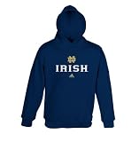 adidas Notre Dame Fighting Irish Boy's Sideline Hooded Fleece