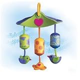 Baby's First Wind Chimes - Garden