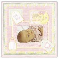 Stemma Baby Girl Scrapbooking Page Packs